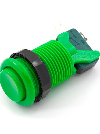 Concave Button - Green