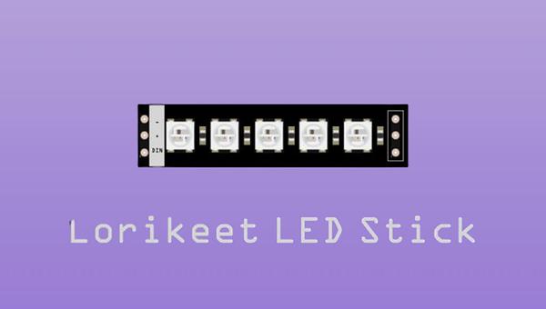 Raspberry Pi Pico with Lorikeet WS2812B LED Stick