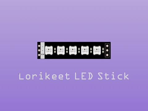 Raspberry Pi Pico with Lorikeet WS2812B LED Stick