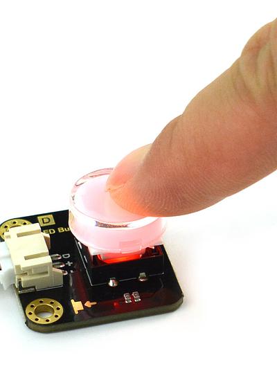 Gravity LED Button for Arduino and micro:bit - Red
