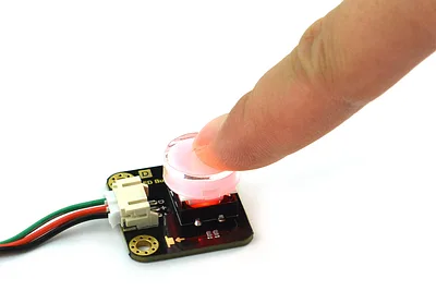 Gravity LED Button for Arduino and micro:bit - Red