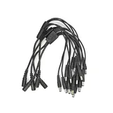 DC 5.5 x 2.1mm 1-to-3 Power Splitter Cable - 5 Pack - Image 2