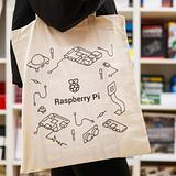 Raspberry Pi Logo Design Tote Bag - Image 1