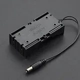 2 x 18650 Battery Holder with DC 2.1mm Jack - Image 4