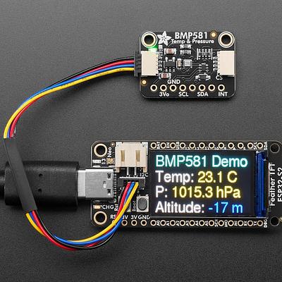 Adafruit BMP581 I2C/SPI Temperature & Pressure Sensor