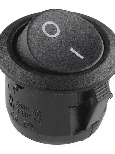 Rocker Switch - SPST (round)