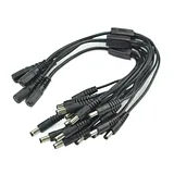 DC 5.5 x 2.1mm 1-to-4 Power Splitter Cable - 5 Pack - Image 1