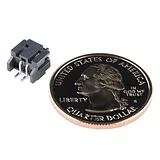 JST Right-Angle SMD Connector - 2 Pin, Black - Image 3