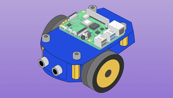Two-wheeled Robot with Raspberry Pi 4