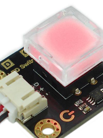Gravity LED Self-Locking Switch - Red