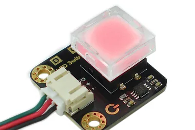 Gravity LED Self-Locking Switch - Red