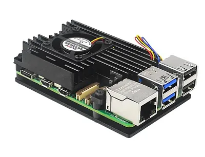 Raspberry Pi 5 Aluminium Case with PWM Fan