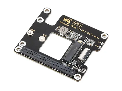 Raspberry Pi 5 PCIe to M.2 NVMe SSD Adapter HAT