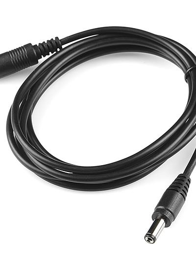 Barrel Jack Extension Cable - M-F (6 ft)