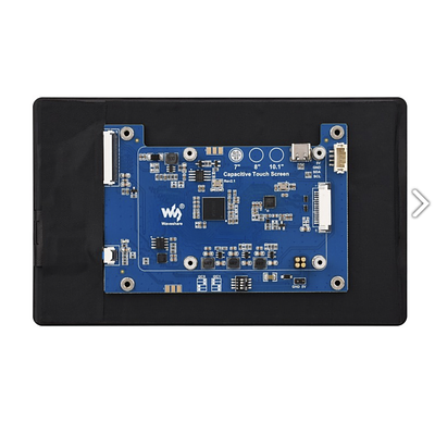 7inch DSI Capacitive Touch Display, 1280 × 800, IPS, Optical Bonding Toughened Glass Panel