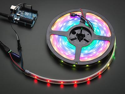 Adafruit NeoPixel Digital RGB LED Strip - White 30 LED 2m