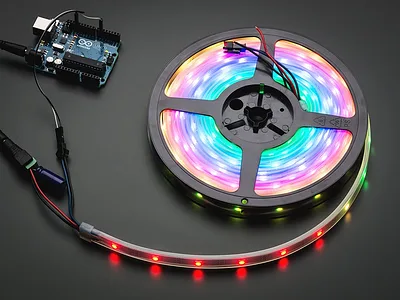 Adafruit NeoPixel Digital RGB LED Strip - White 30 LED 2m