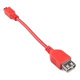 USB OTG Cable - Female A to Micro B - 5in - Image 1