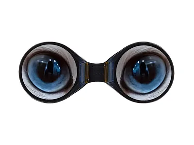 0.71inch Double Eye Round LCD Display Module, 160×160 Resolution, SPI Interface, 65K Colors