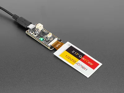 2.13-inch 250x122 Quad-Colour eInk/ePaper Bare Display