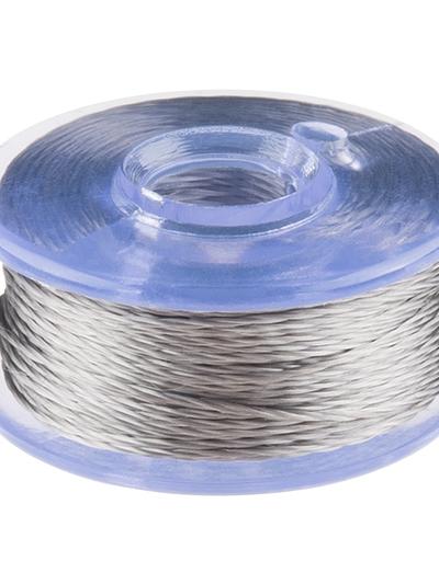 Conductive Thread Bobbin - 12m (Smooth, Stainless Steel)