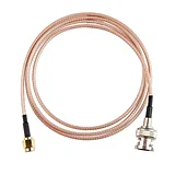 SMA Male to BNC Male Cable - 1 m (RG316) - Image 2