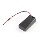 Battery Holder 2xAA with Cover and Switch - Image 1