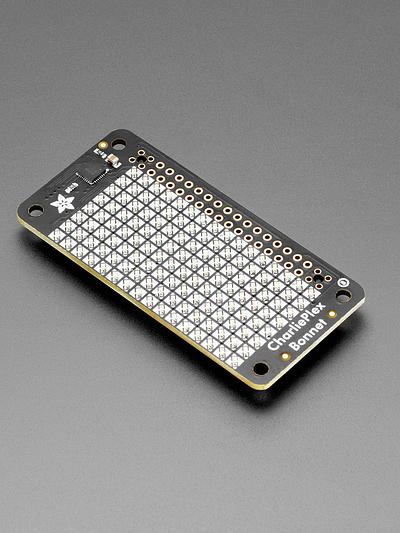 CharliePlex LED Matrix Bonnet - 8x16 Red LEDs