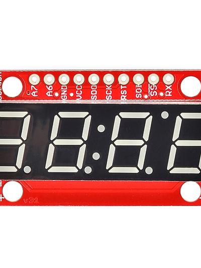SparkFun 7-Segment Serial Display - Blue