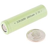 Lithium Ion Battery - 18650 Cell (2600mAh, Solder Tab) - Image 2