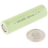 Lithium Ion Battery - 18650 Cell (2600mAh, Solder Tab) - Image 2
