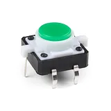 LED Tactile Button - Green - Image 1