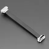 Slim Right-Angle USB-C to USB-C Cable 75mm – Opposite Plugs - Image 1