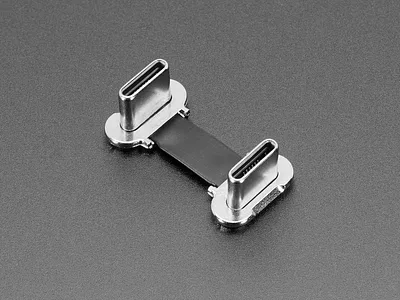 Slim Right-Angle USB-C to USB-C Cable - 23mm