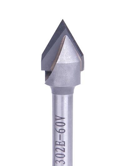 Essentials #302E 0.50in V-Bit Cutter - 60° - 2 Pack