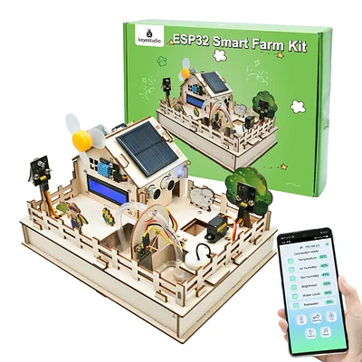 Keyestudio ESP32 IoT Control Smart Farm Starter Kit for Arduino Scratch 3.0 Graphical Programming