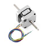 Stepper Motor - 29 oz.in (200 steps/rev, Threaded Shaft) - Image 1