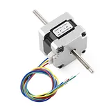 Stepper Motor - 29 oz.in (200 steps/rev, Threaded Shaft) - Image 1