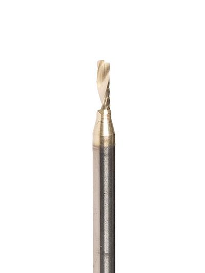 ZrN Coated Single Flute End Mill - 2mm Diameter #282Z