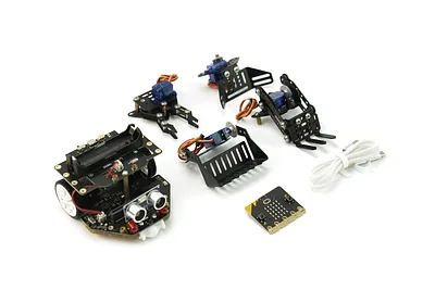micro:Maqueen Plus V2 (18650) with Mechanic and micro:bit V2