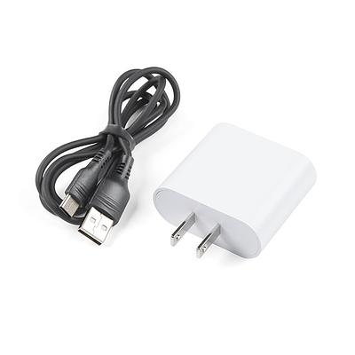 USB-C Wall Adapter with Cable, US Plug, 6–12V