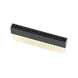 Tall 2x20 Female GPIO Header (PTH, 0.1in) - Image 1