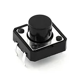 Momentary Pushbutton Switch - 12mm Square - Image 1