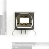 USB Female Type B Connector - Image 3