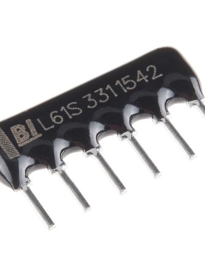 Resistor Network - 330 Ohm (6-pin bussed)