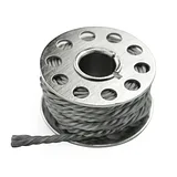 Conductive Stainless Steel Thread - 2Ω/m, 1m - Image 1