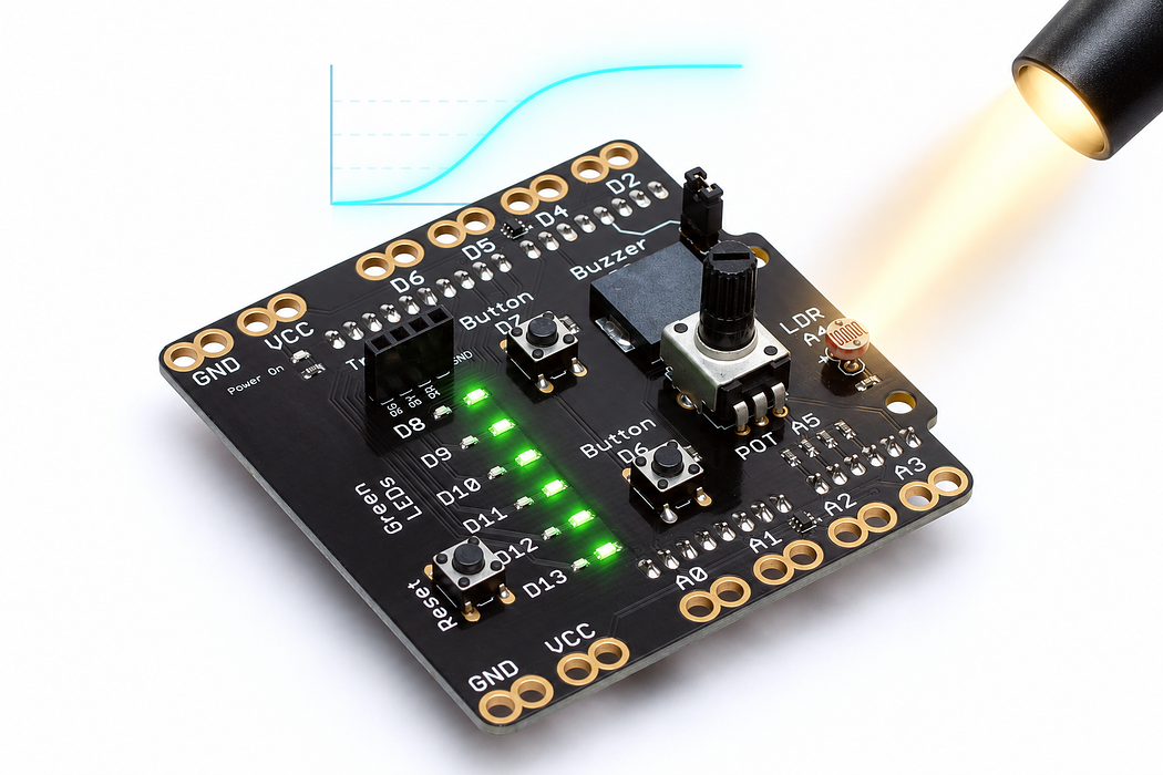 Measure changing light