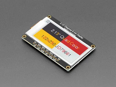 2.13in 250x122 Quad-Colour ePaper Display with SRAM