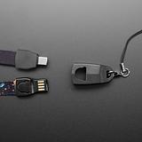 USB Cable Lanyard with USB-A and USB-C Tips - Image 4