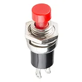 Momentary Button - Panel Mount (Red) - Image 1
